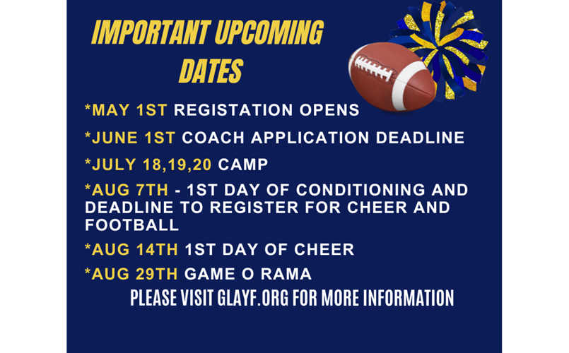 Mark your calendar
