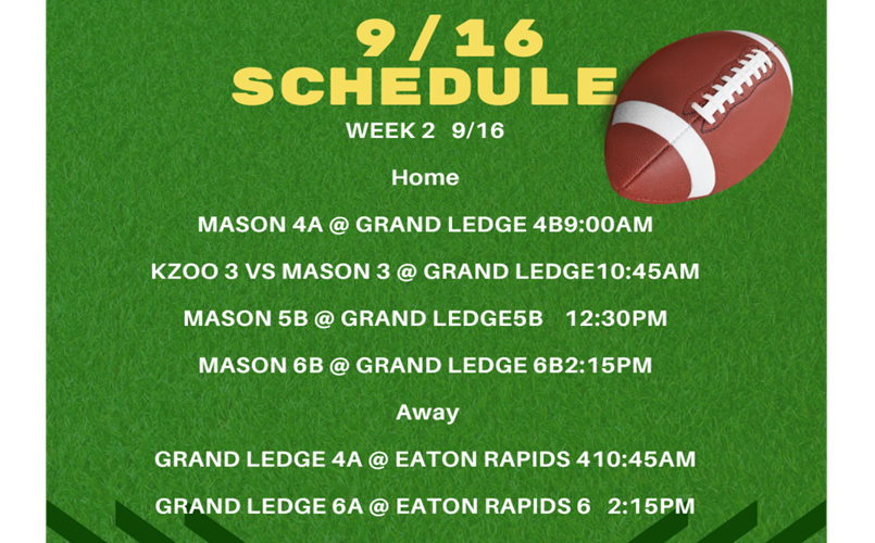 9/16 Schedule